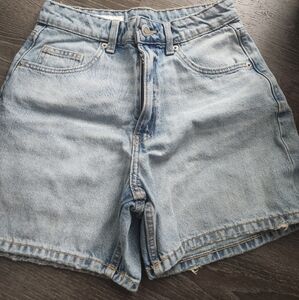 Light Blue Denim Shorts
